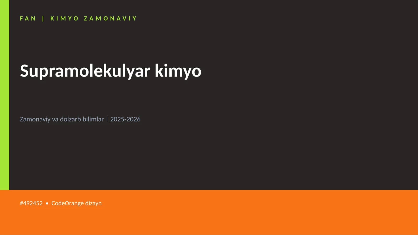 Supramolekulyar kimyo