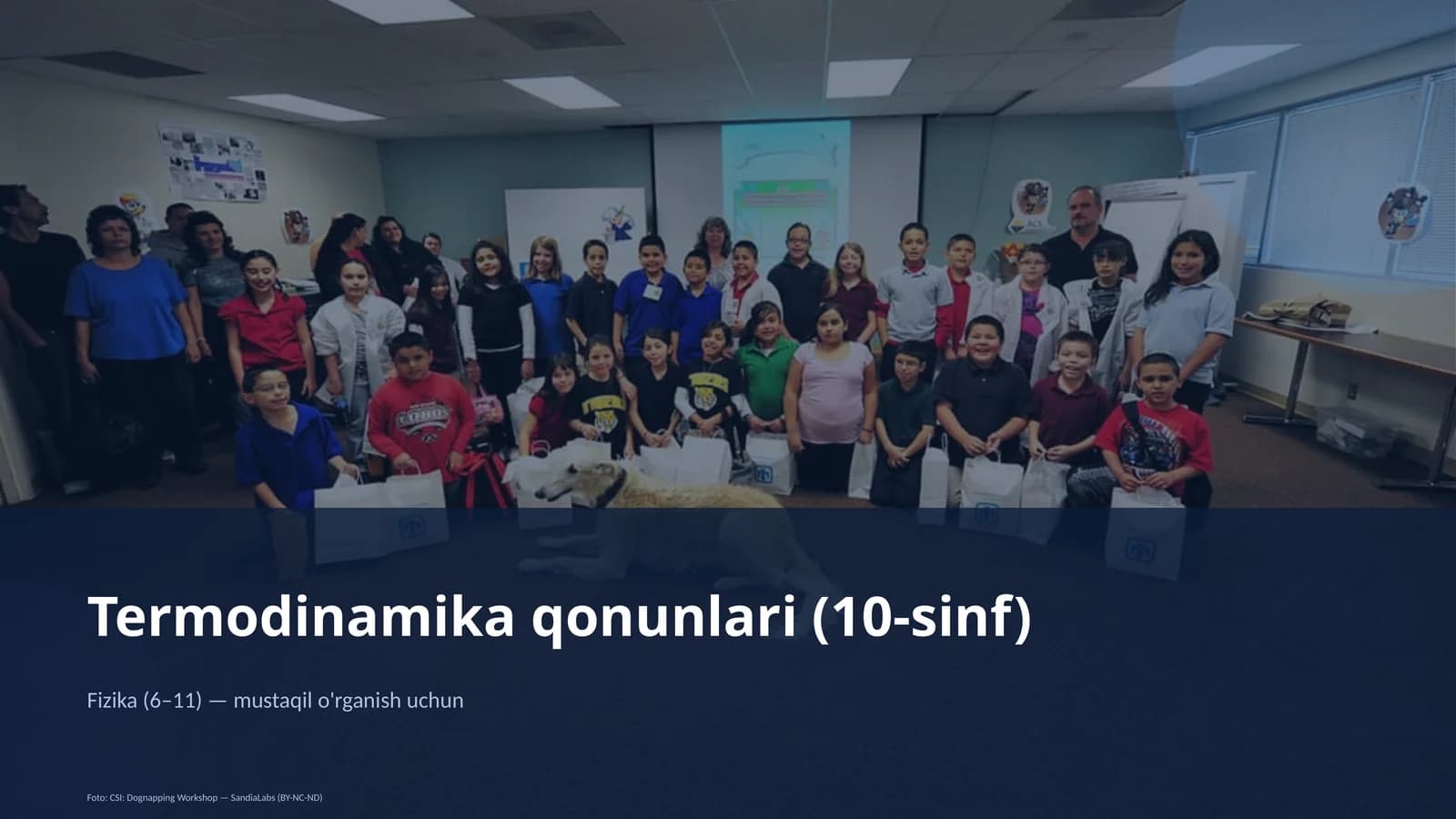 Termodinamika qonunlari (10-sinf)
