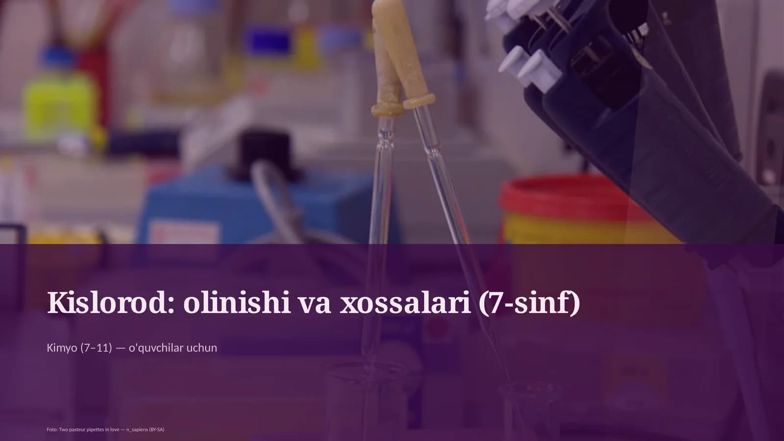 Kislorod: olinishi va xossalari (7-sinf) - Kimyo (7–11)
