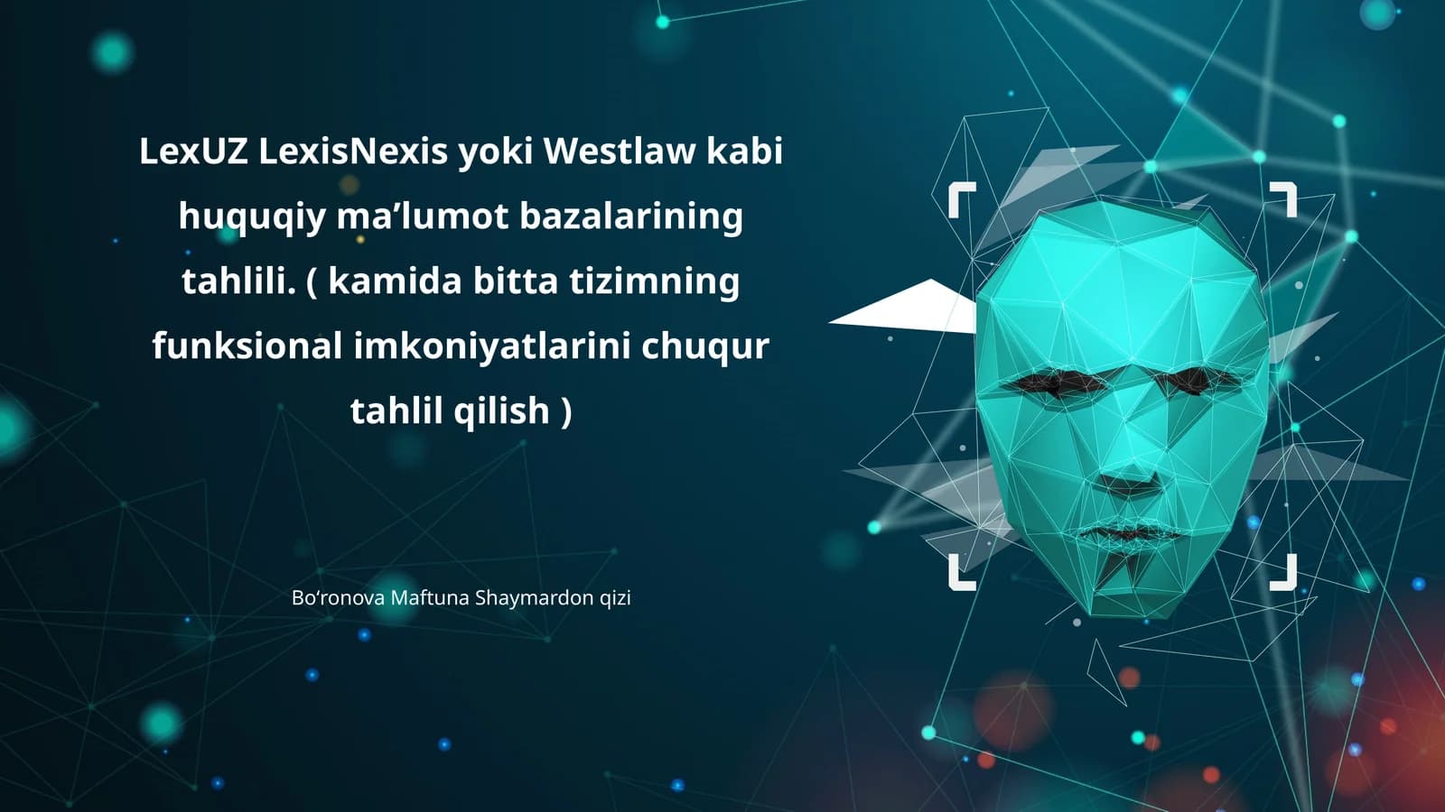 LexUZ huquqiy maʼlumot bazasi tahlili