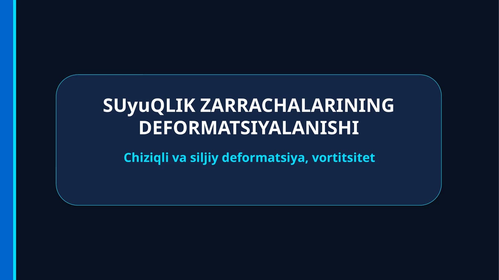 suyuqlik zarrachlalari
