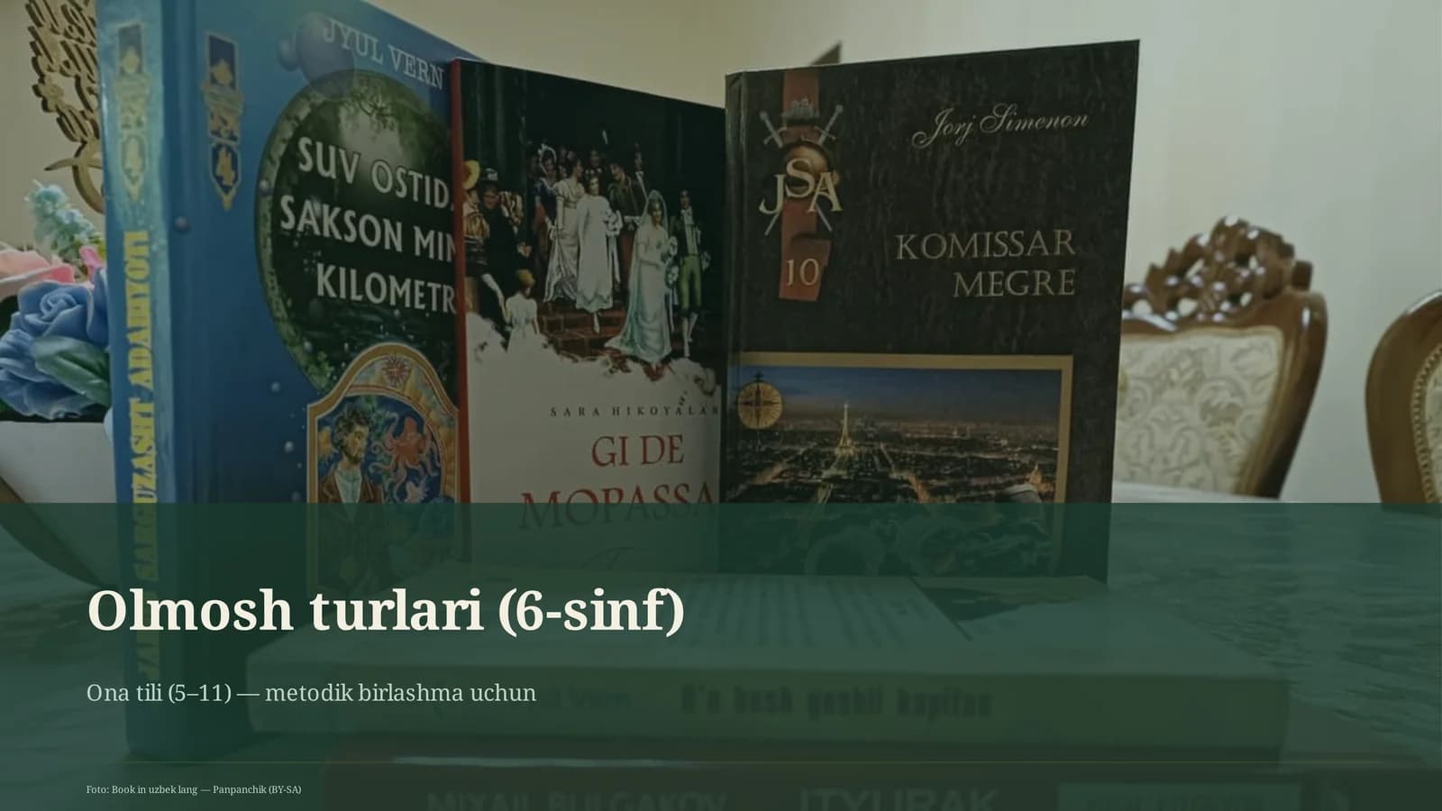 Olmosh turlari (6-sinf)