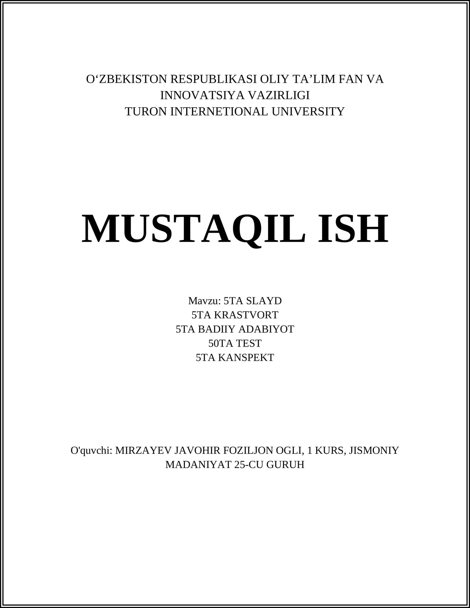 O'zbek tili imlo va punktuatsiya qoidalari