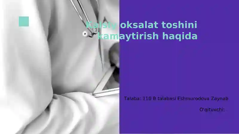 Kalsiy oksalat