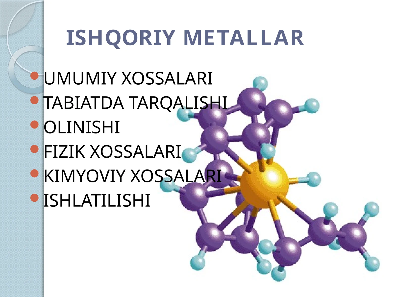 ISHQORIY METALLAR