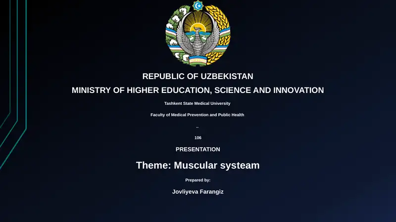 Muscular system