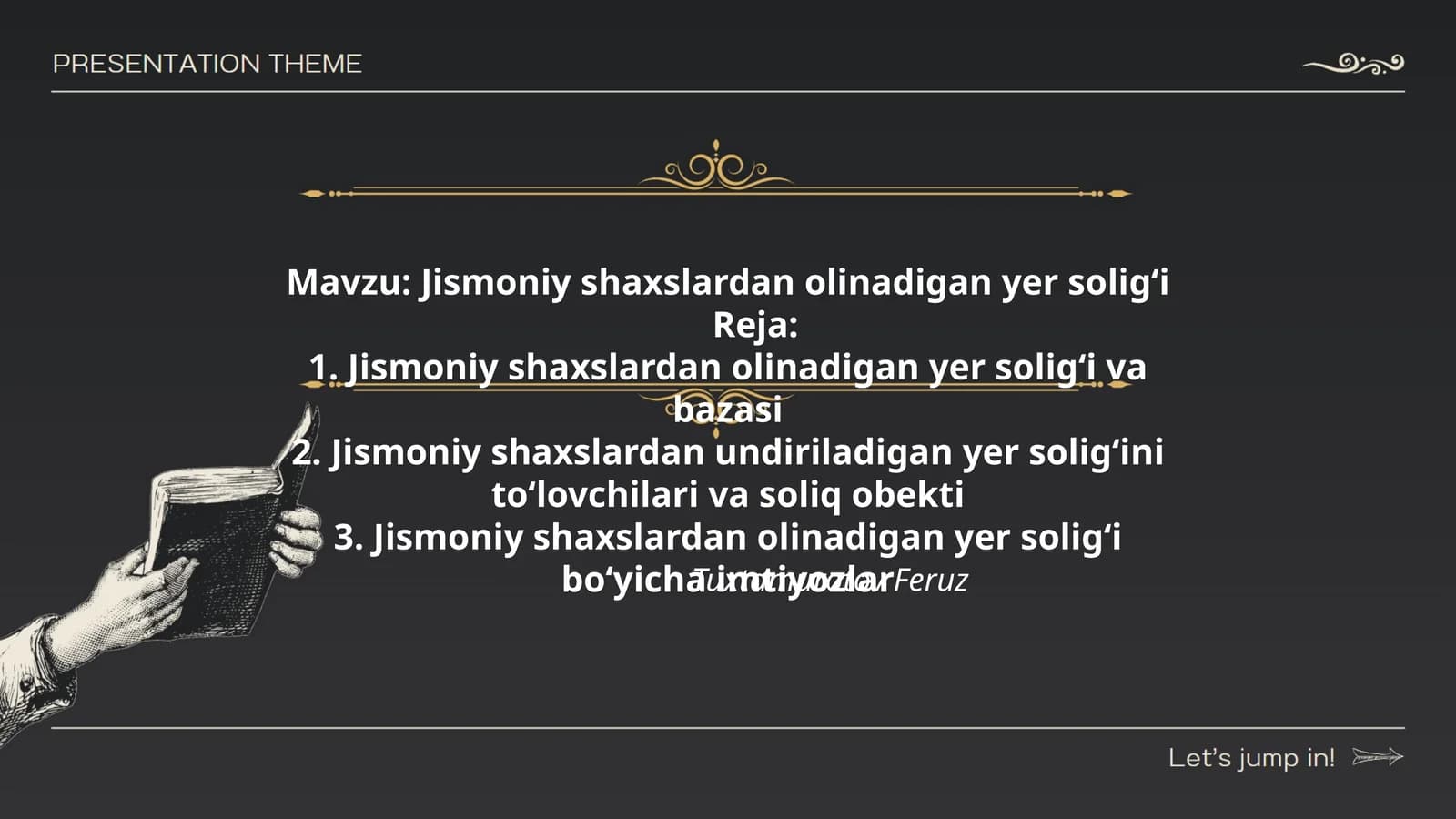 Jismoniy shaxslardan olinadigan yer soligʻi