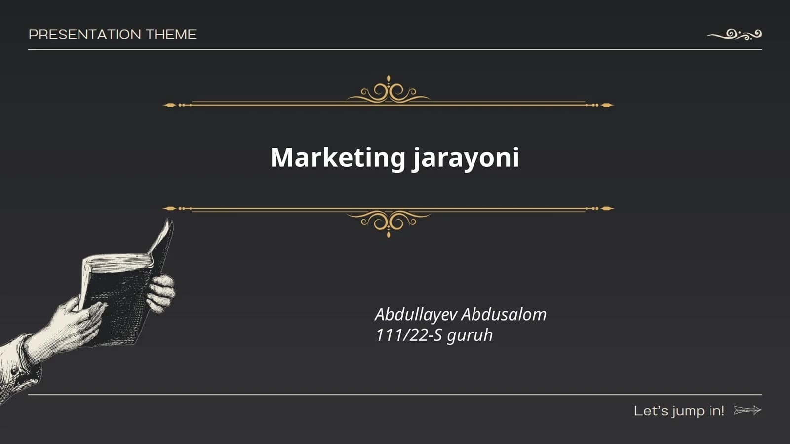 Marketing jarayoni