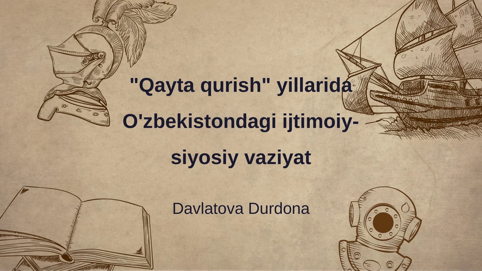 Qayta Qurish Ijtimoiy-Siyosiy Vaziyat