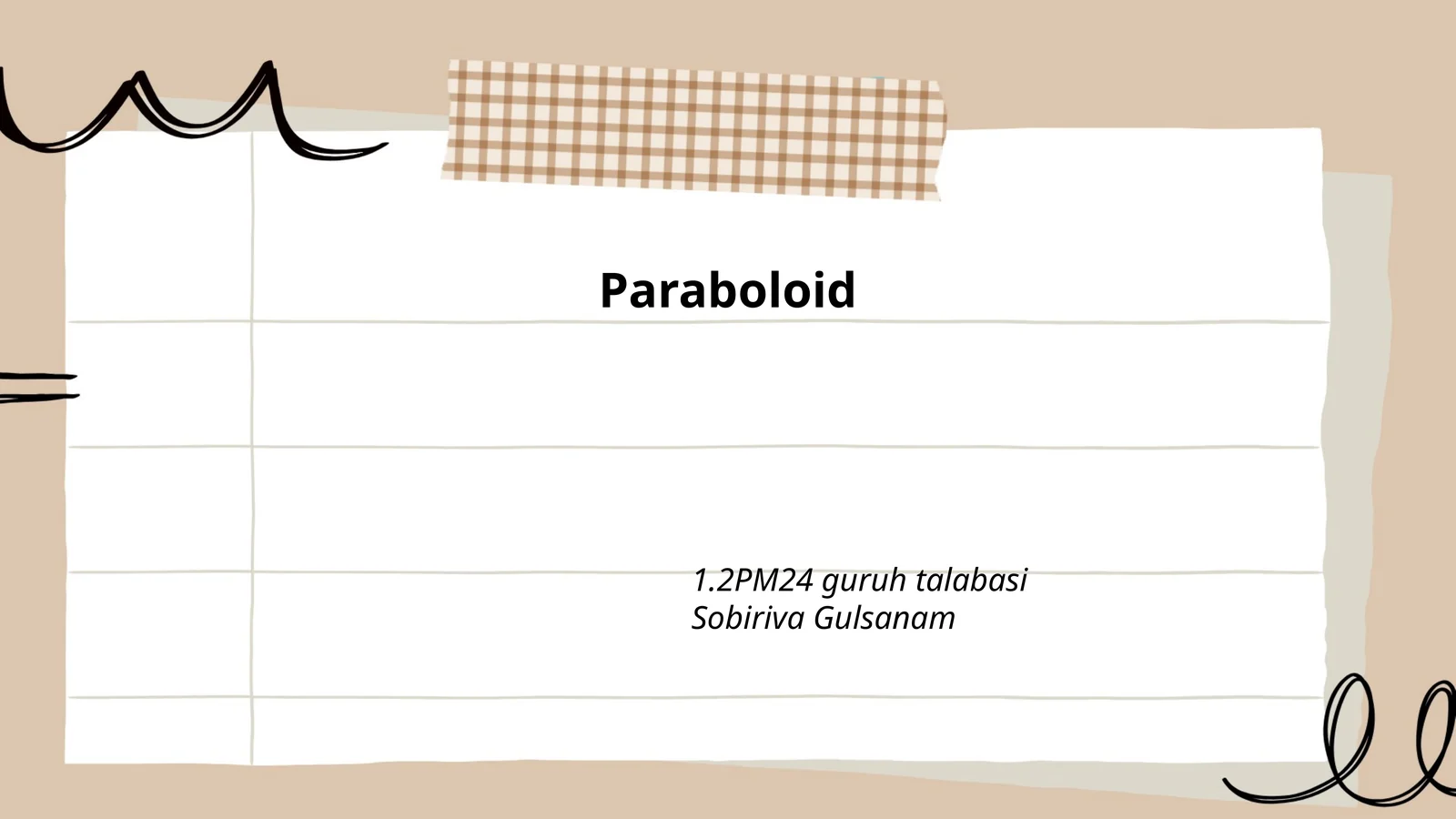 Paraboloid