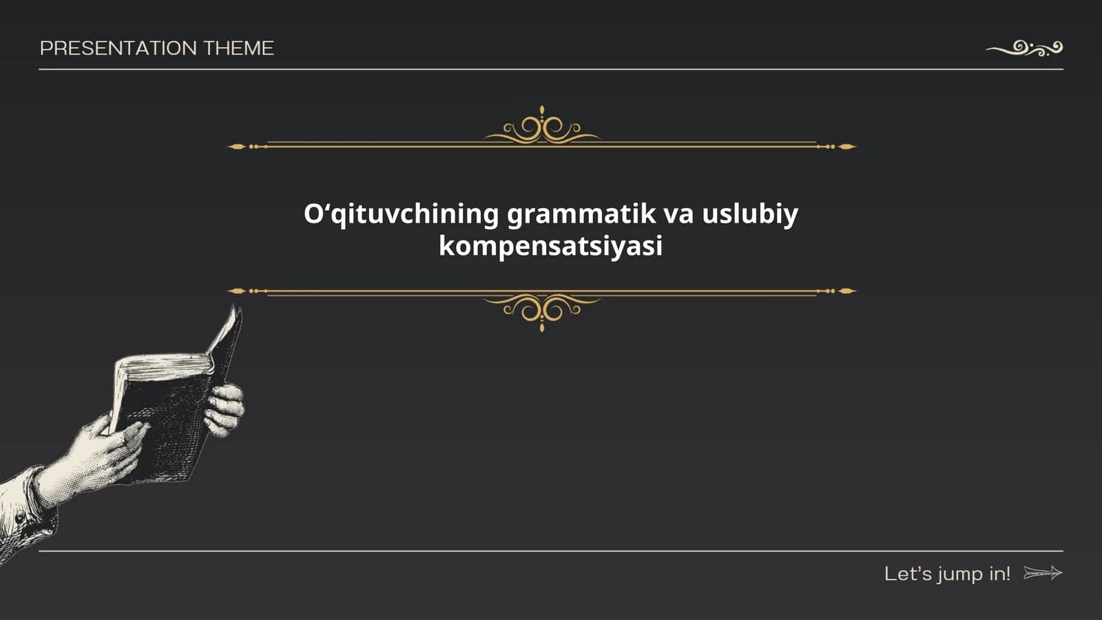 Oʻqituvchining grammatik va uslubiy kompensatsiyasi