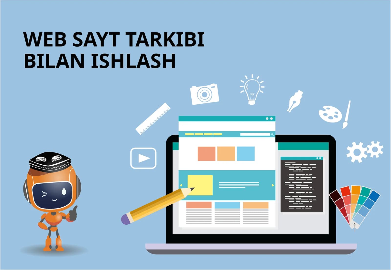 WEB SAYT TARKIBI BILAN ISHLASH
