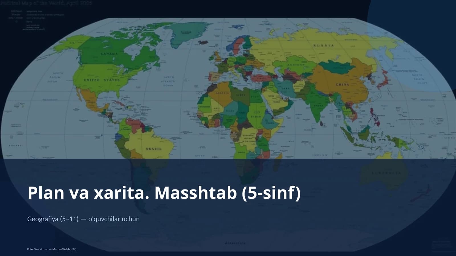 Plan va xarita. Masshtab (5-sinf)