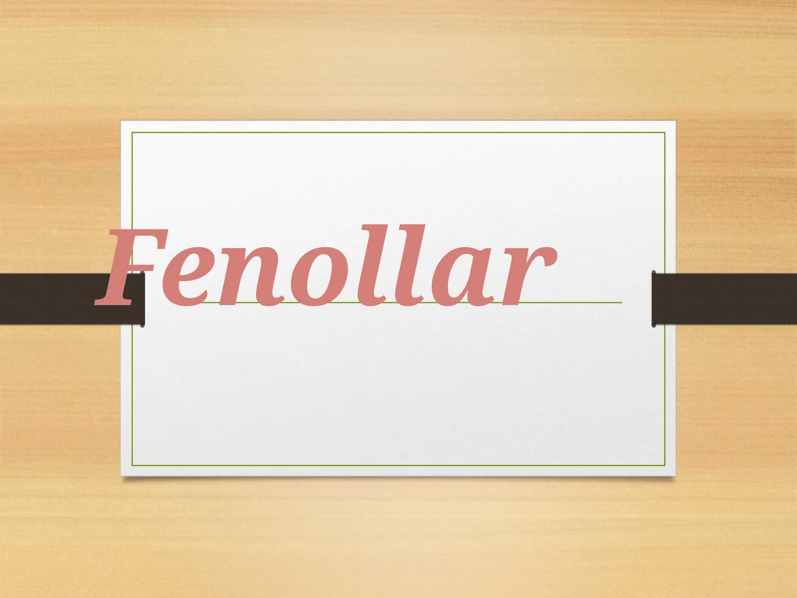 Fenollar
