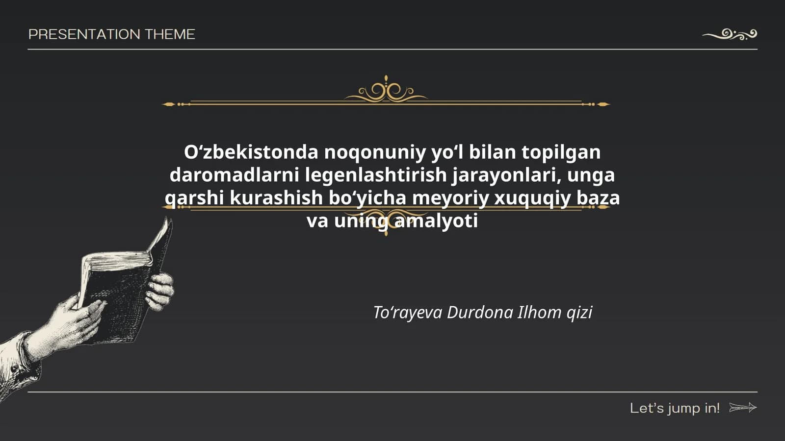 Unga qarshi kurashish bo‘yicha meyoriy xuquqiy baza