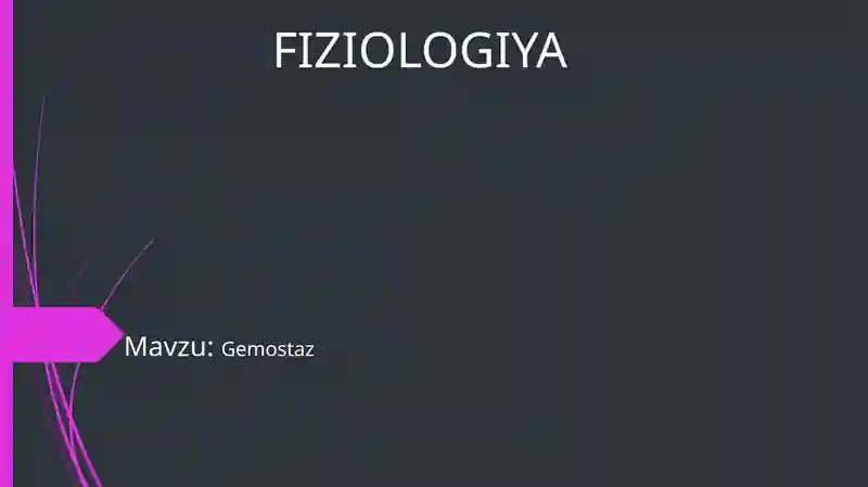 Gemostaz