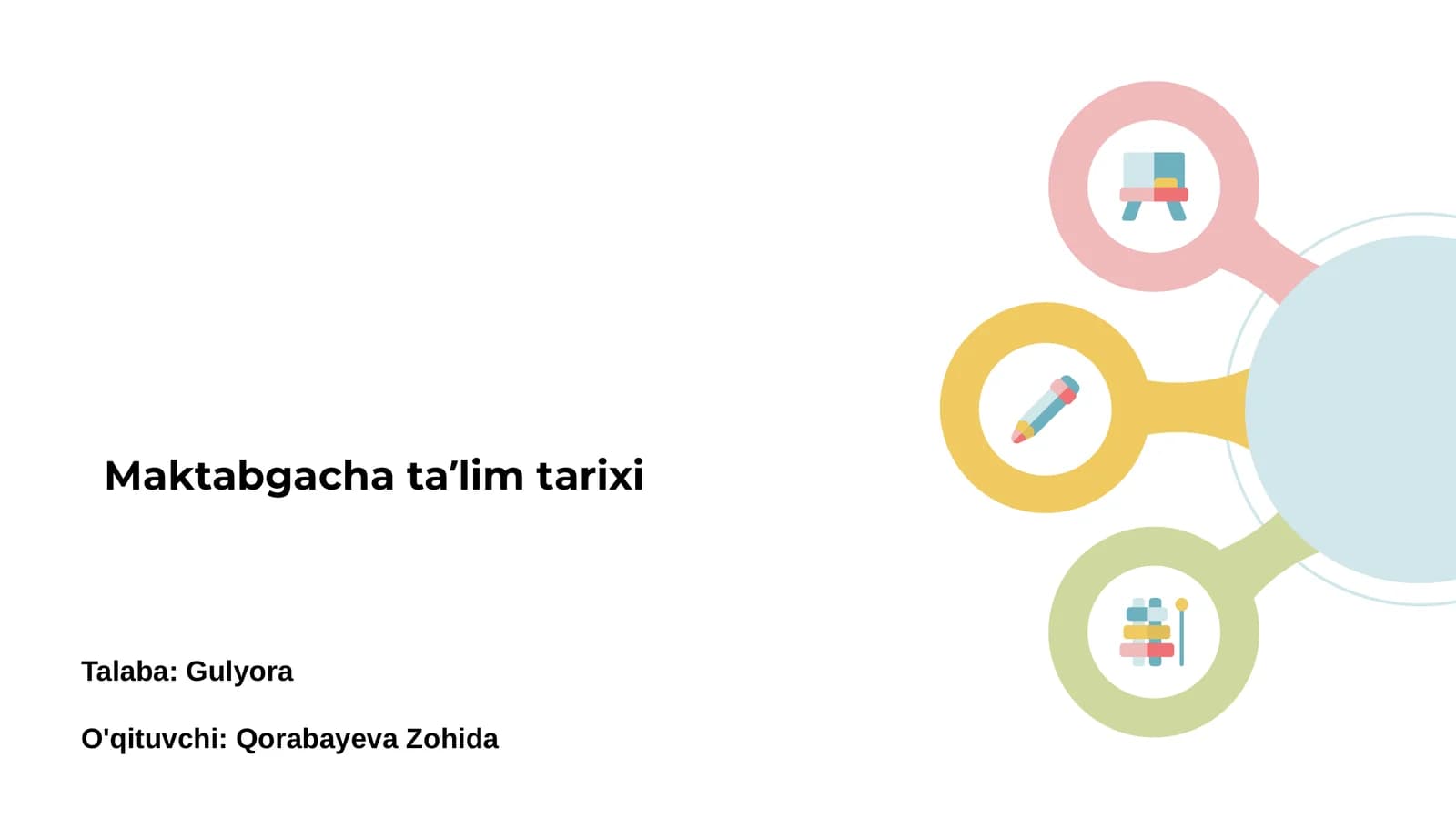 Maktabgacha taʼlim tarixi