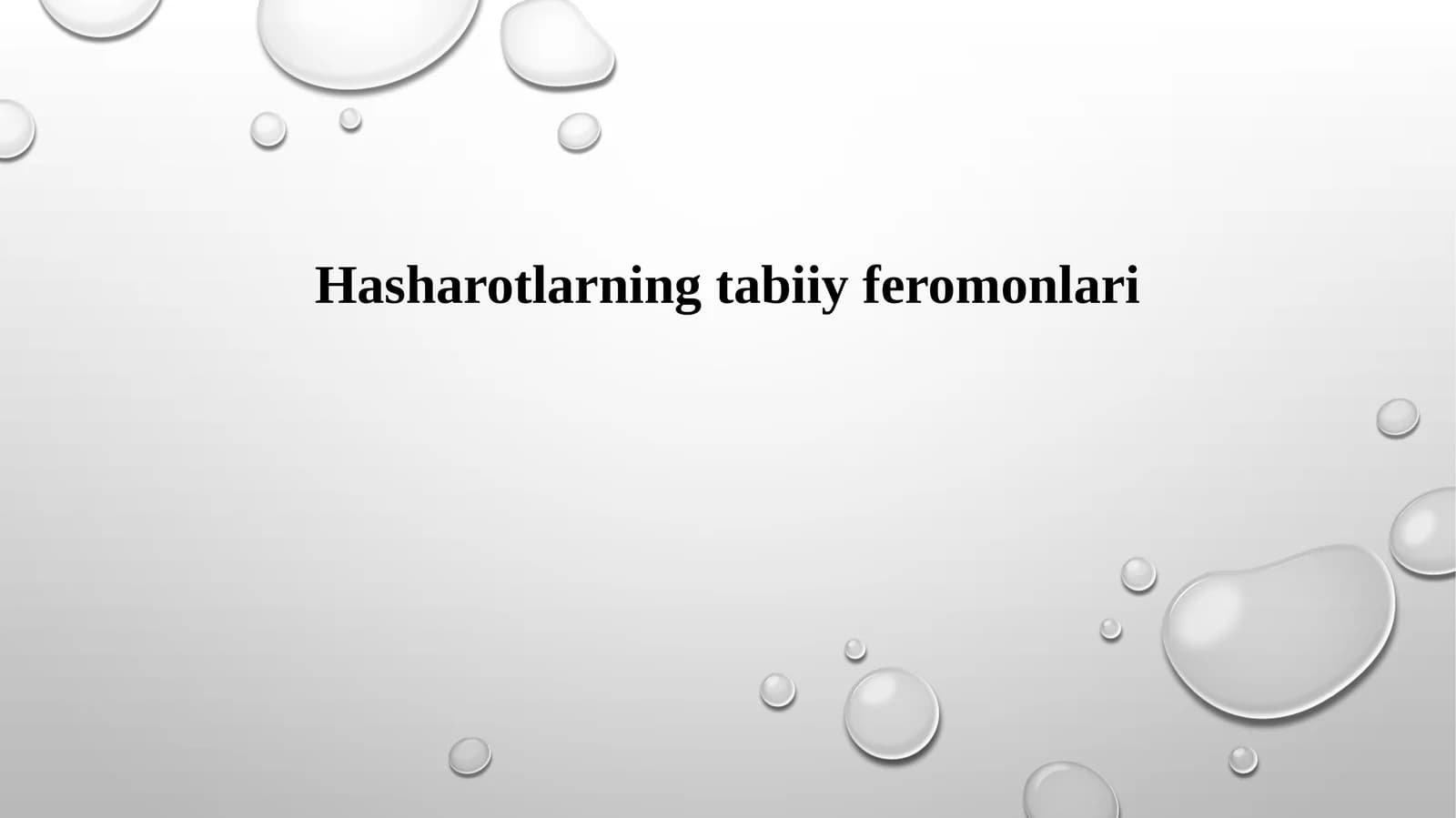 Hasharotlarning tabiiy feromonlari