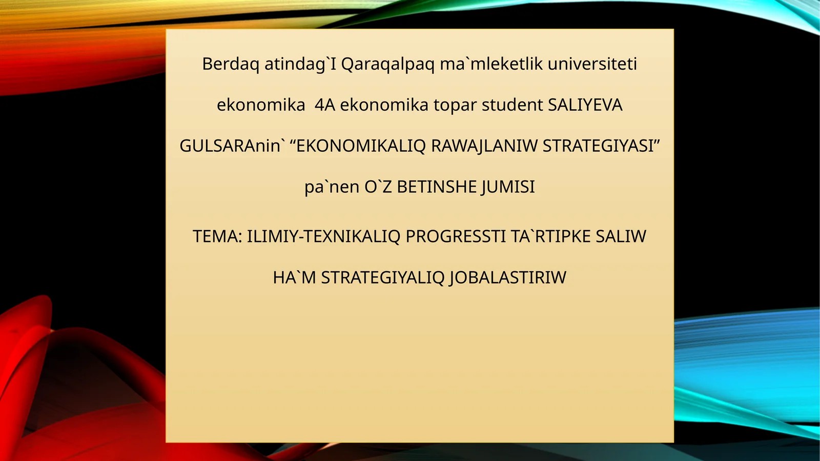 Product slide 1