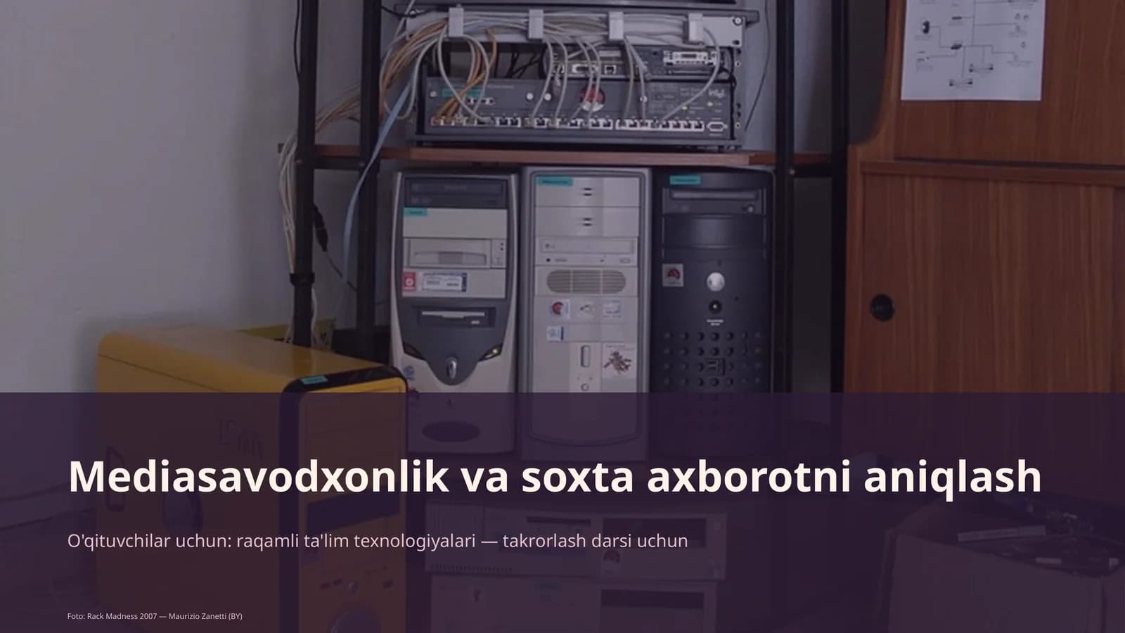 Mediasavodxonlik va soxta axborotni aniqlash