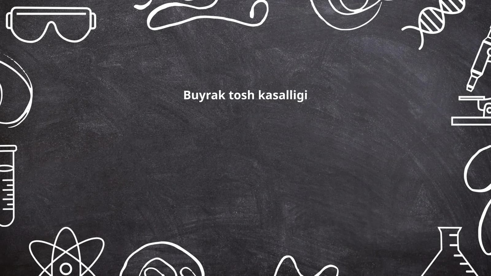 Buyrak tosh kasalligi