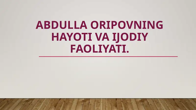 Product slide 1