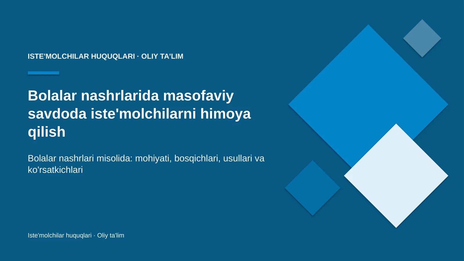 bolalar nashrlarida masofaviy savdoda iste'molchilarni himoya qilish 3623