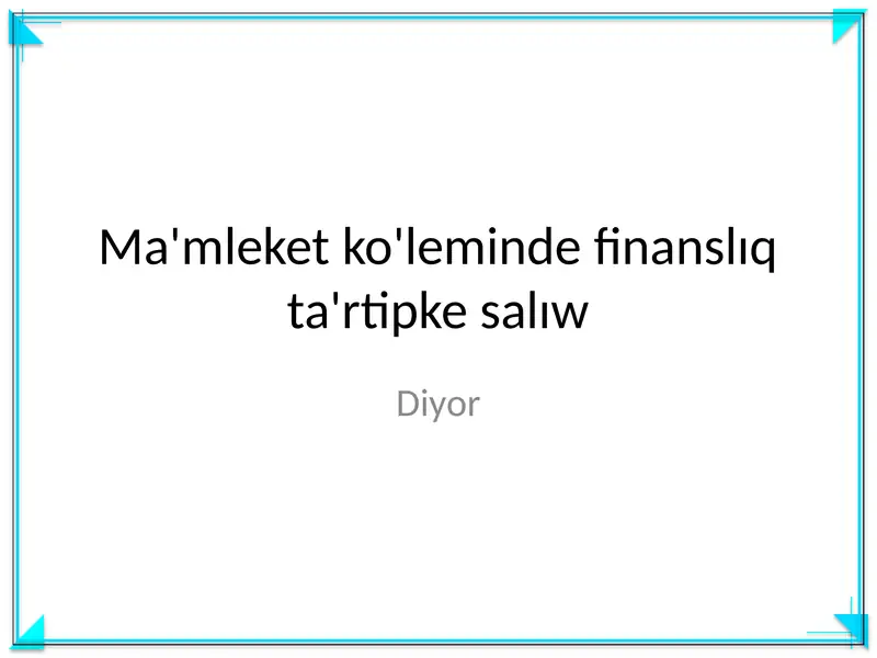 Product slide 1