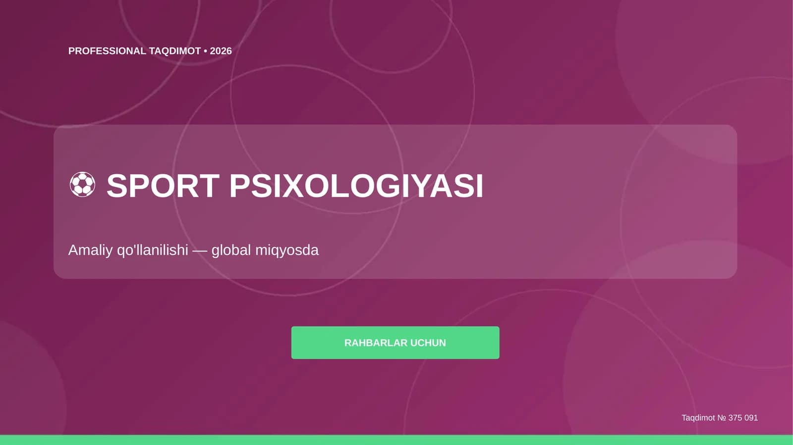 SPORT PSIXOLOGIYASI