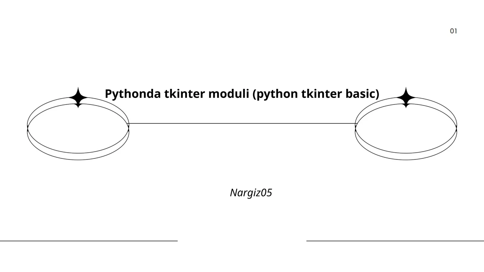 Tkinter moduli haqida umumiy ma'lumot