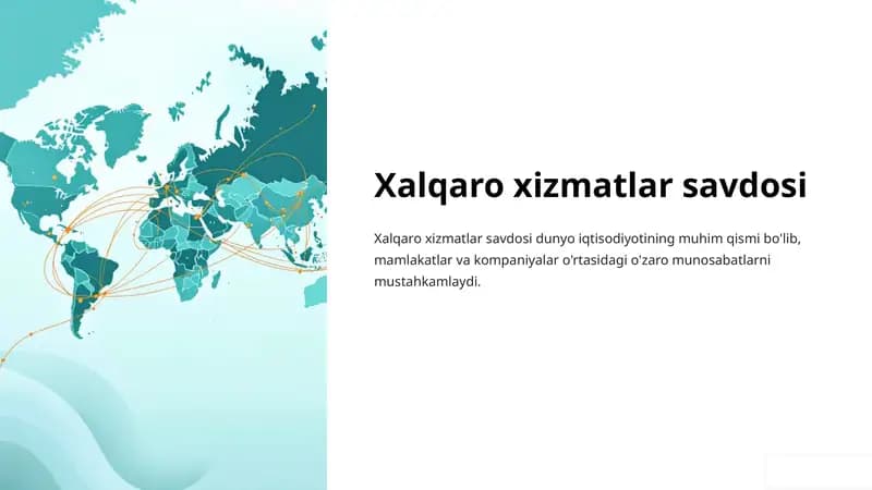 Xalqaro xizmatlar savdosi