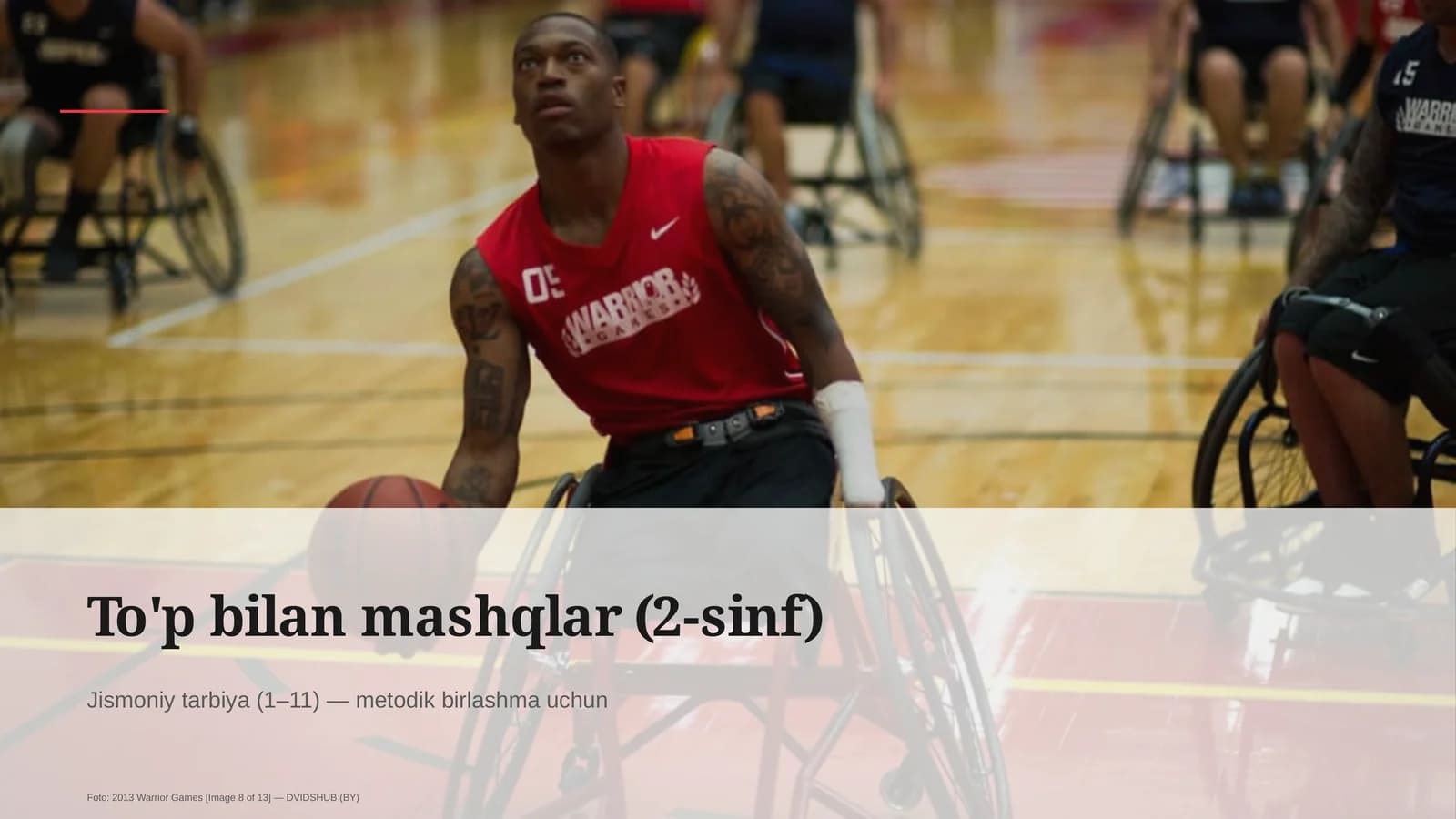 To'p bilan mashqlar (2-sinf)