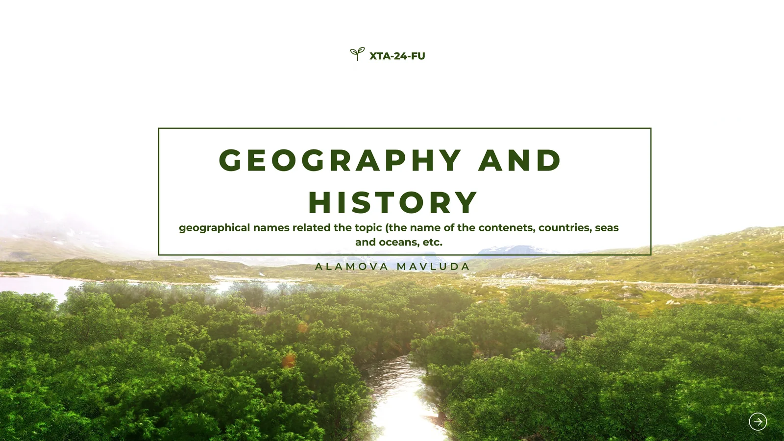 GEOGRAPHY AND HISTORY