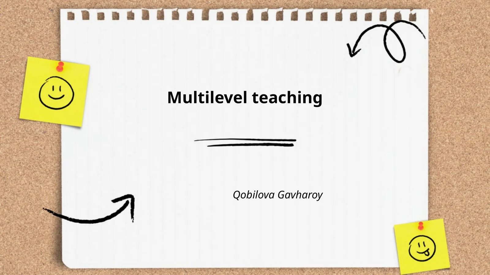 Multilevel teaching