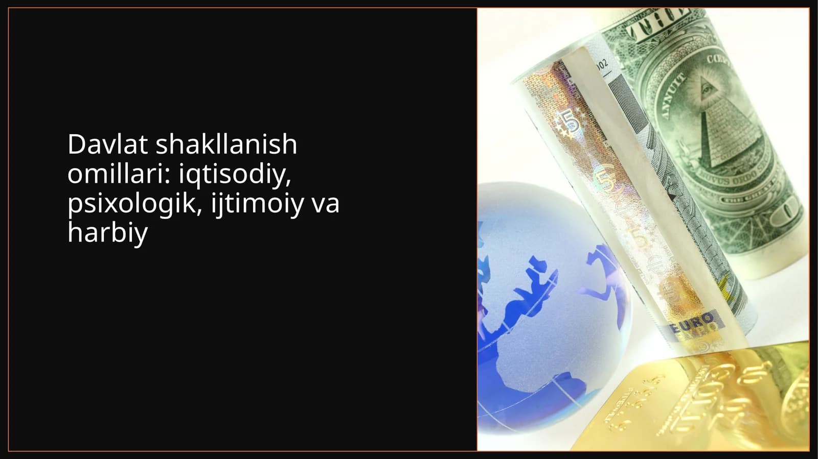 Davlat shakllanishomillari