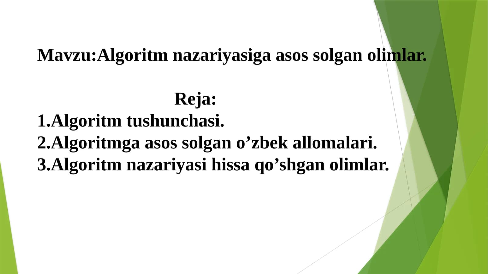 Algoritm nazariyasiga asos solgan olimlar