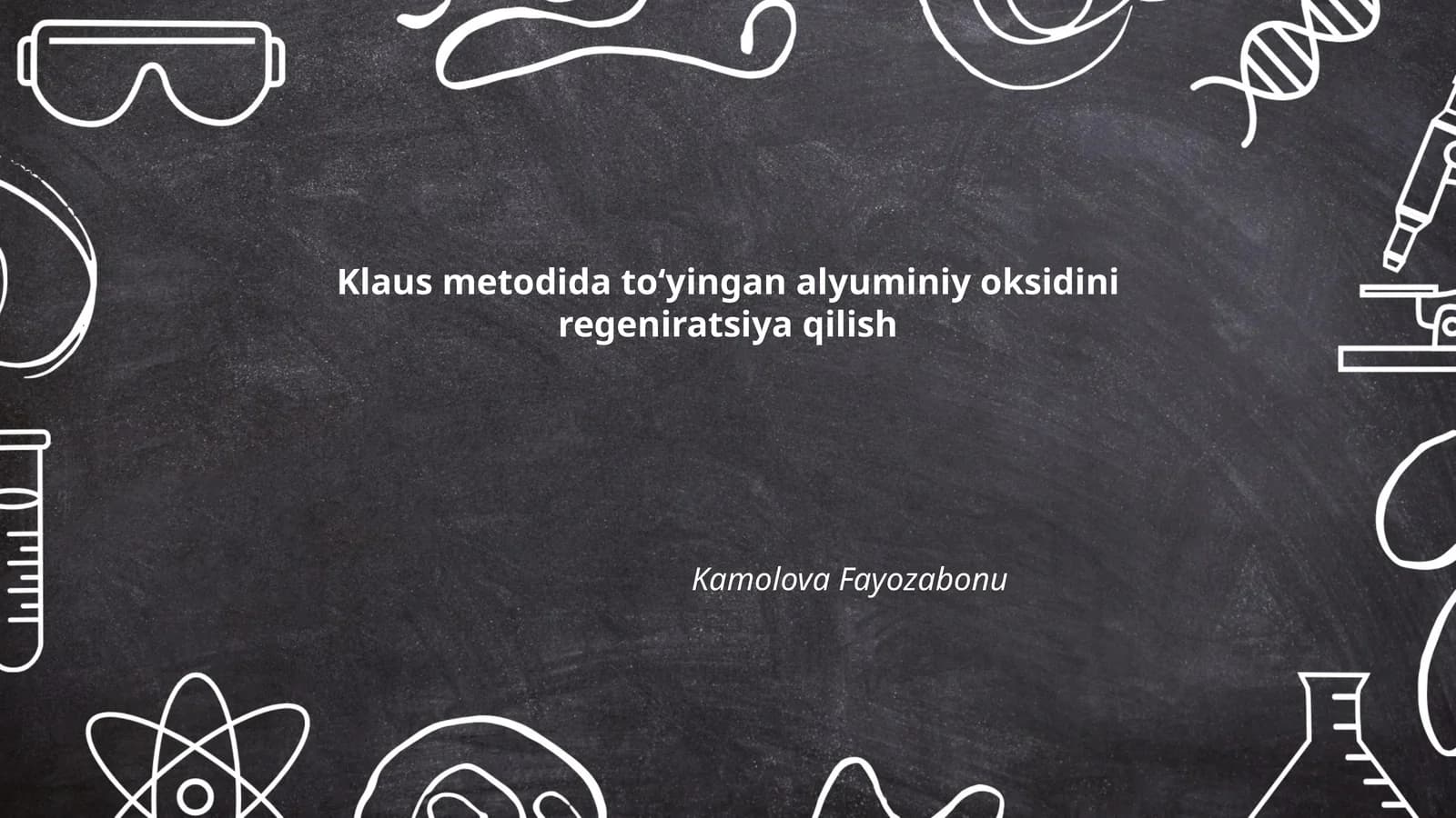 Alyuminiy oksidining tahlili