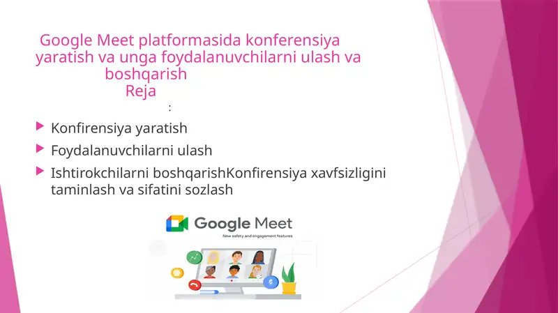 Google Meet platformasi