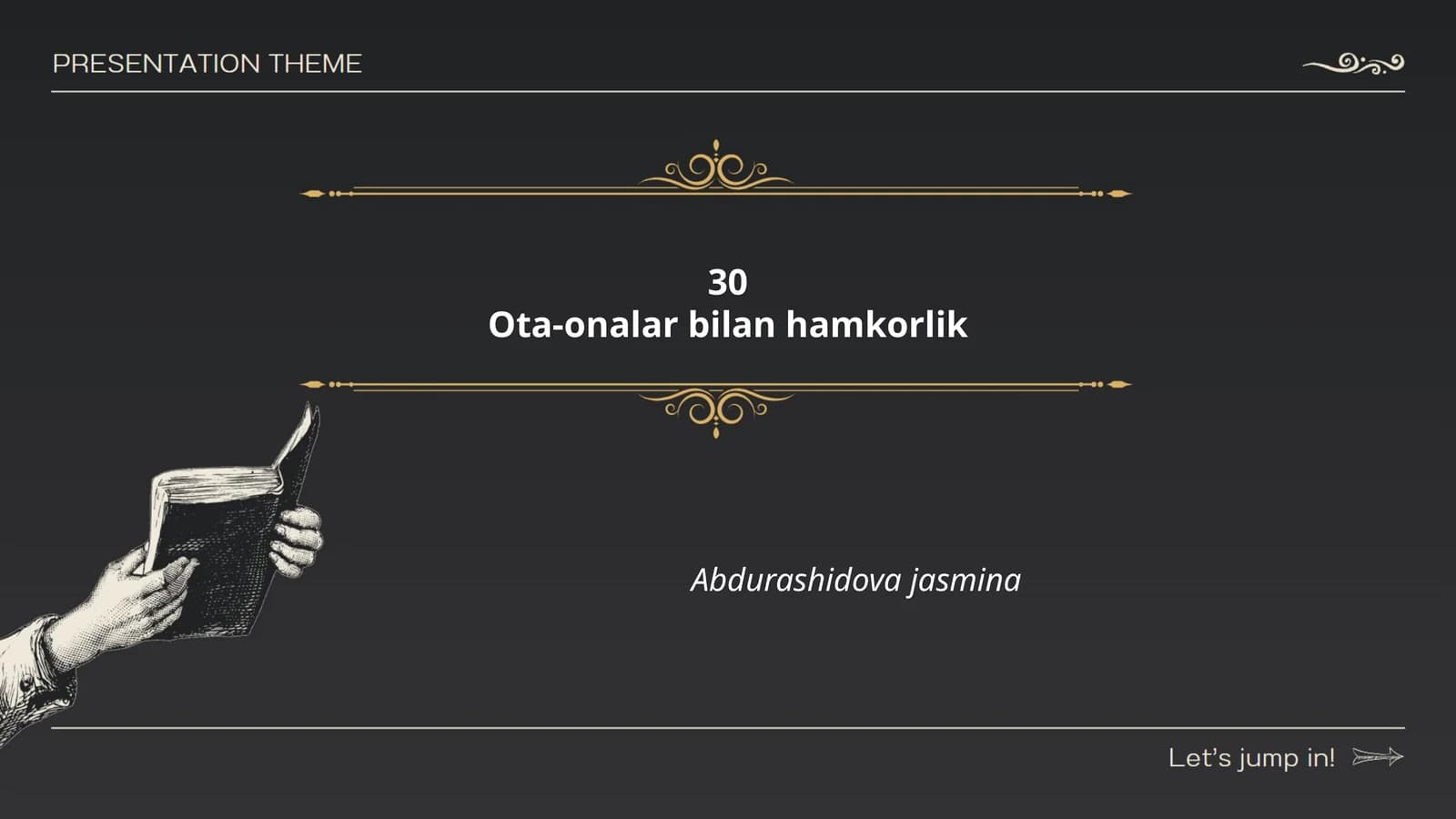 Ota-onalar bilan hamkorlik