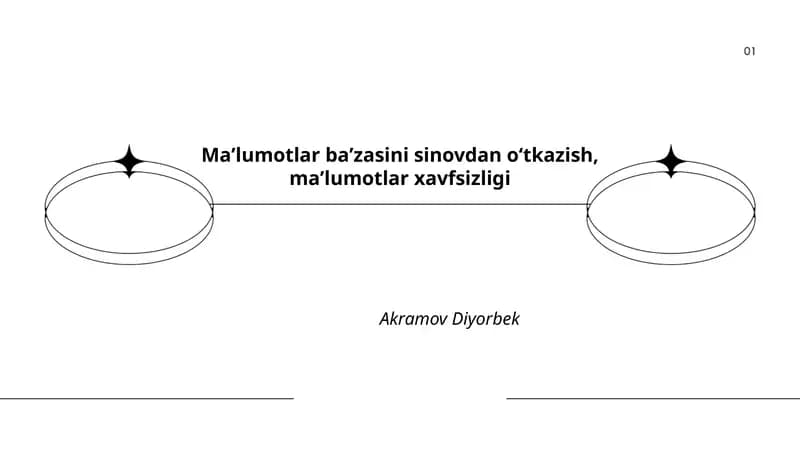 Ma'lumotlar bazasining funksional sinovi