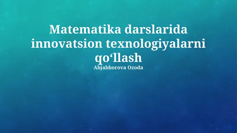 Product slide 1