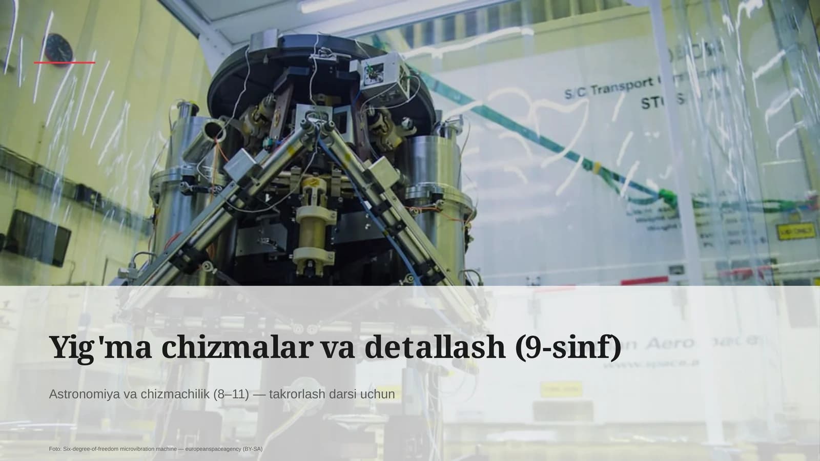 Yig'ma chizmalar va detallash (9-sinf)