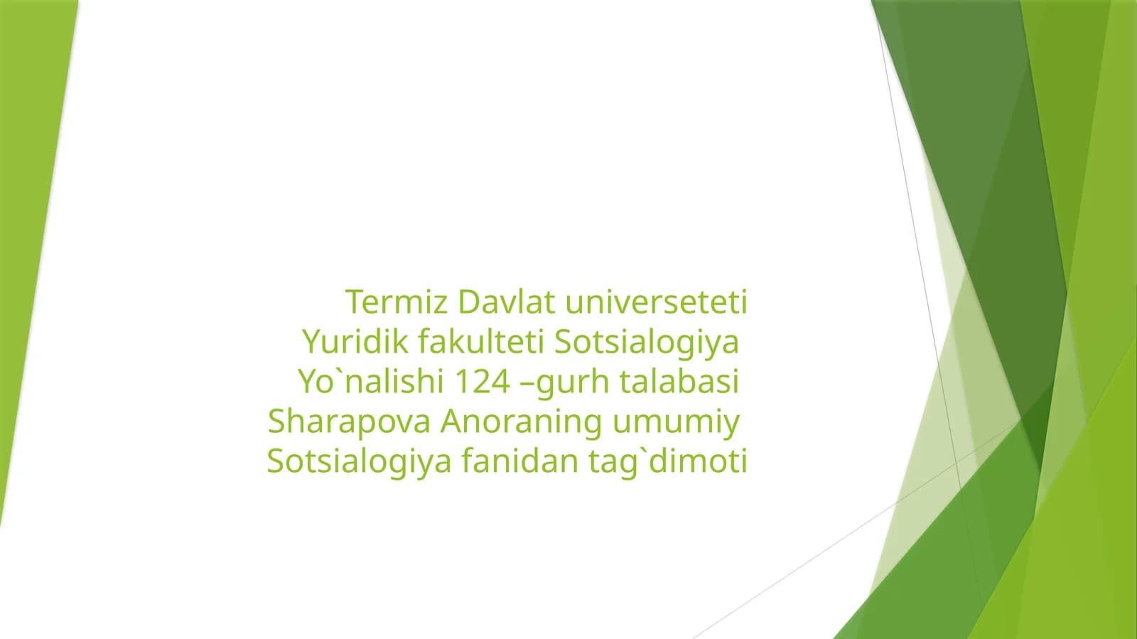 Sotsialgerontologiya Fanlari