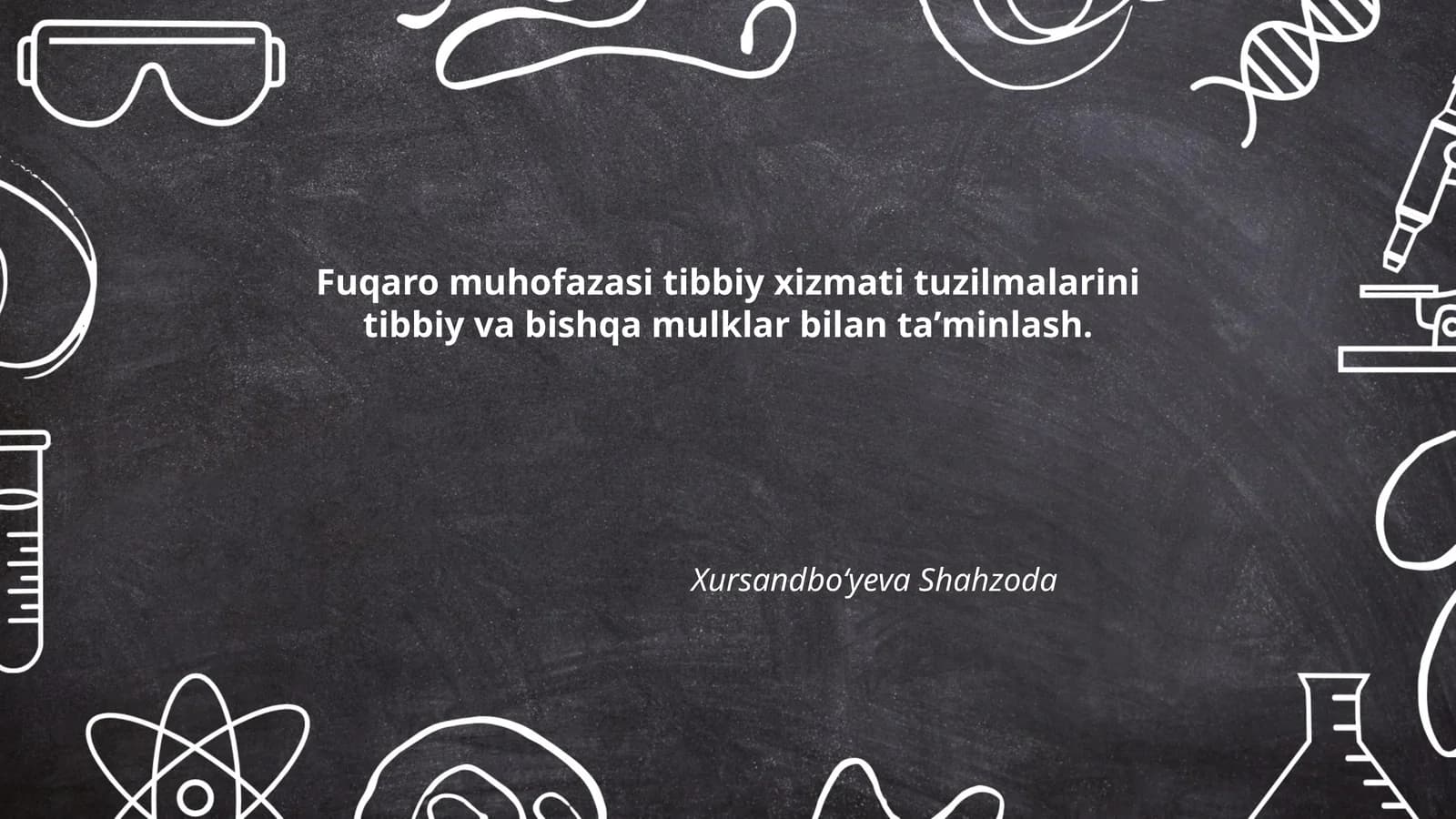 Tibbiy asbob-uskunalar yetkazib berish