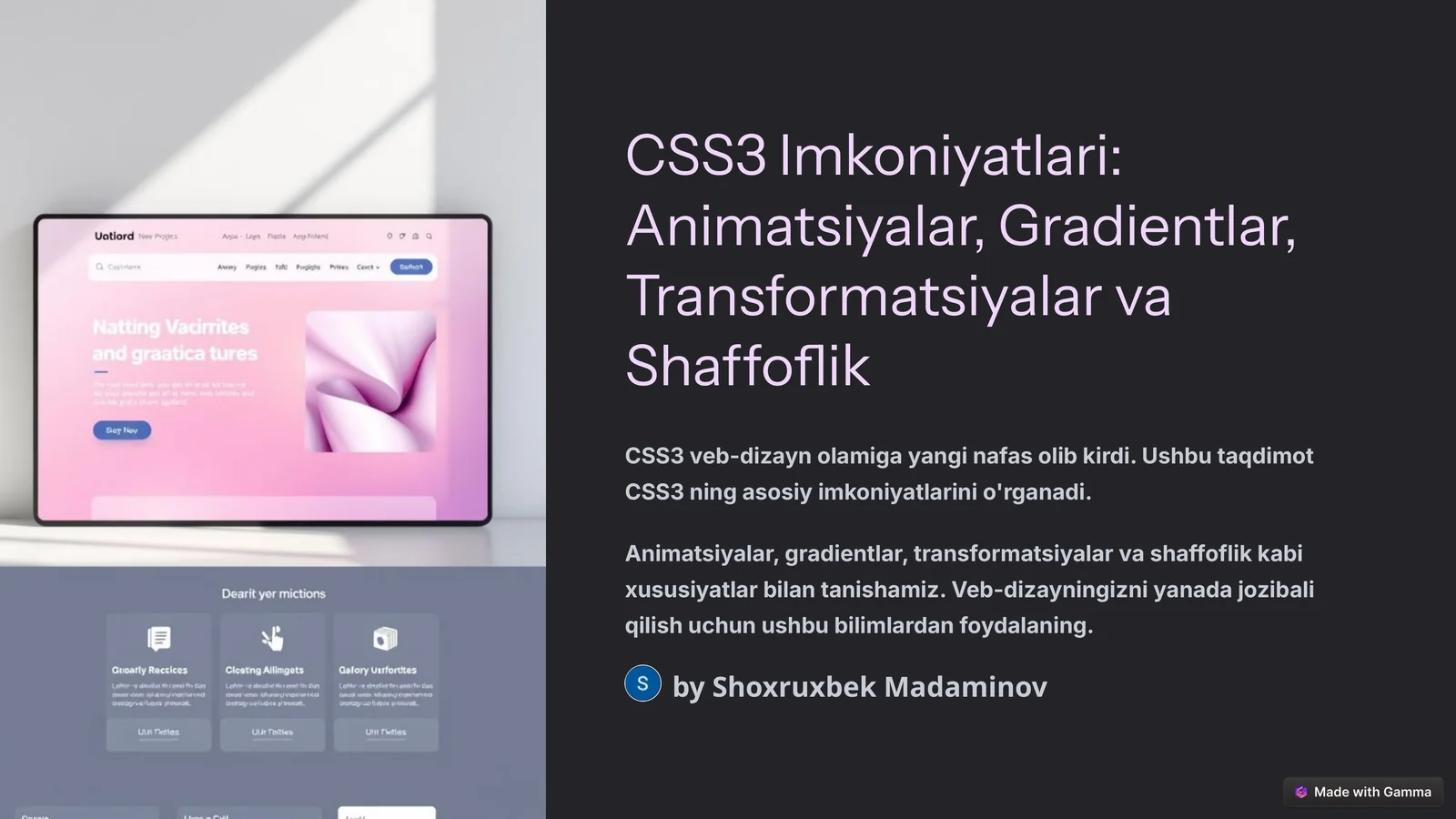 Product slide 1