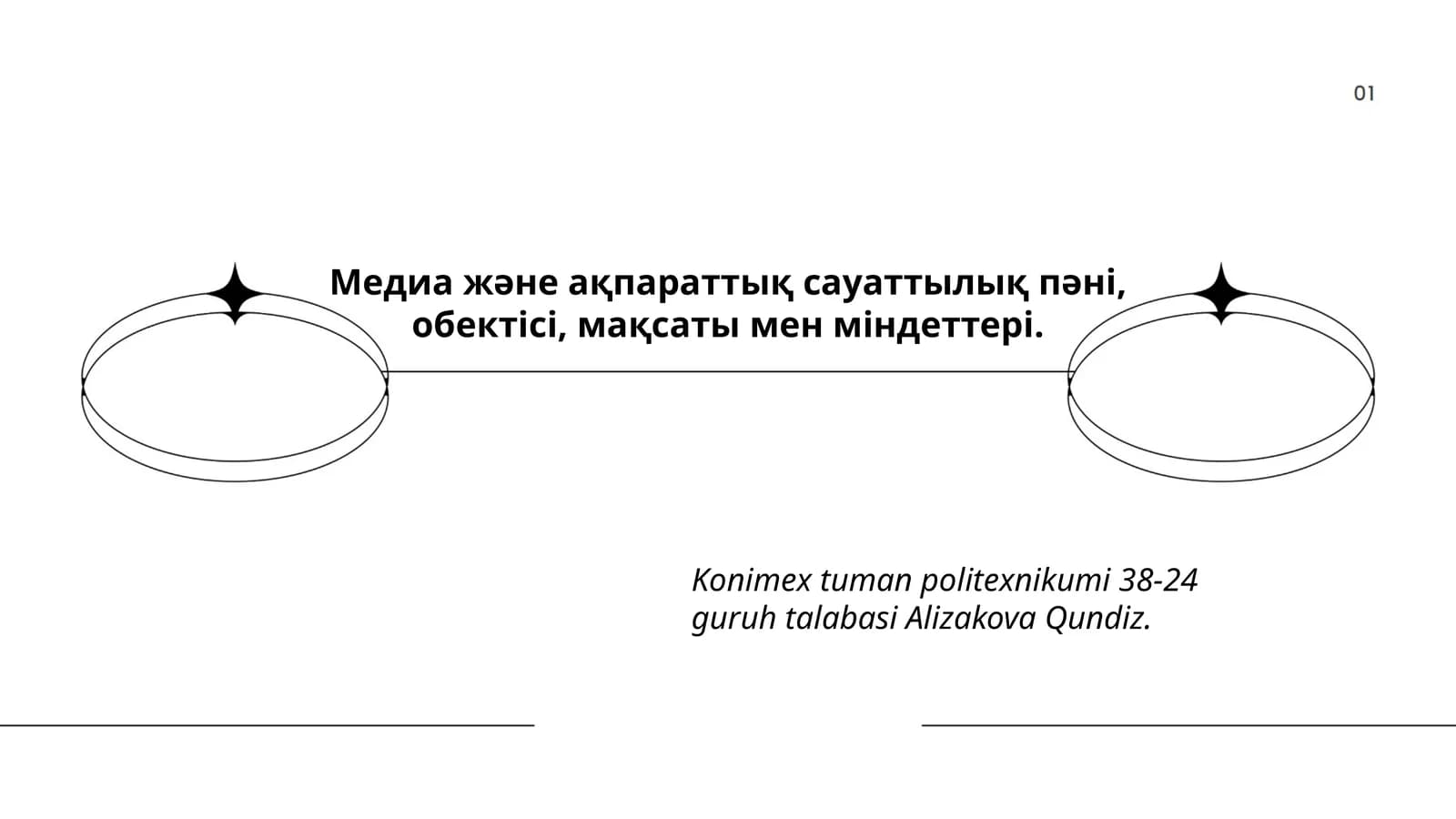 Медиа және ақпараттық сауаттылық пәні