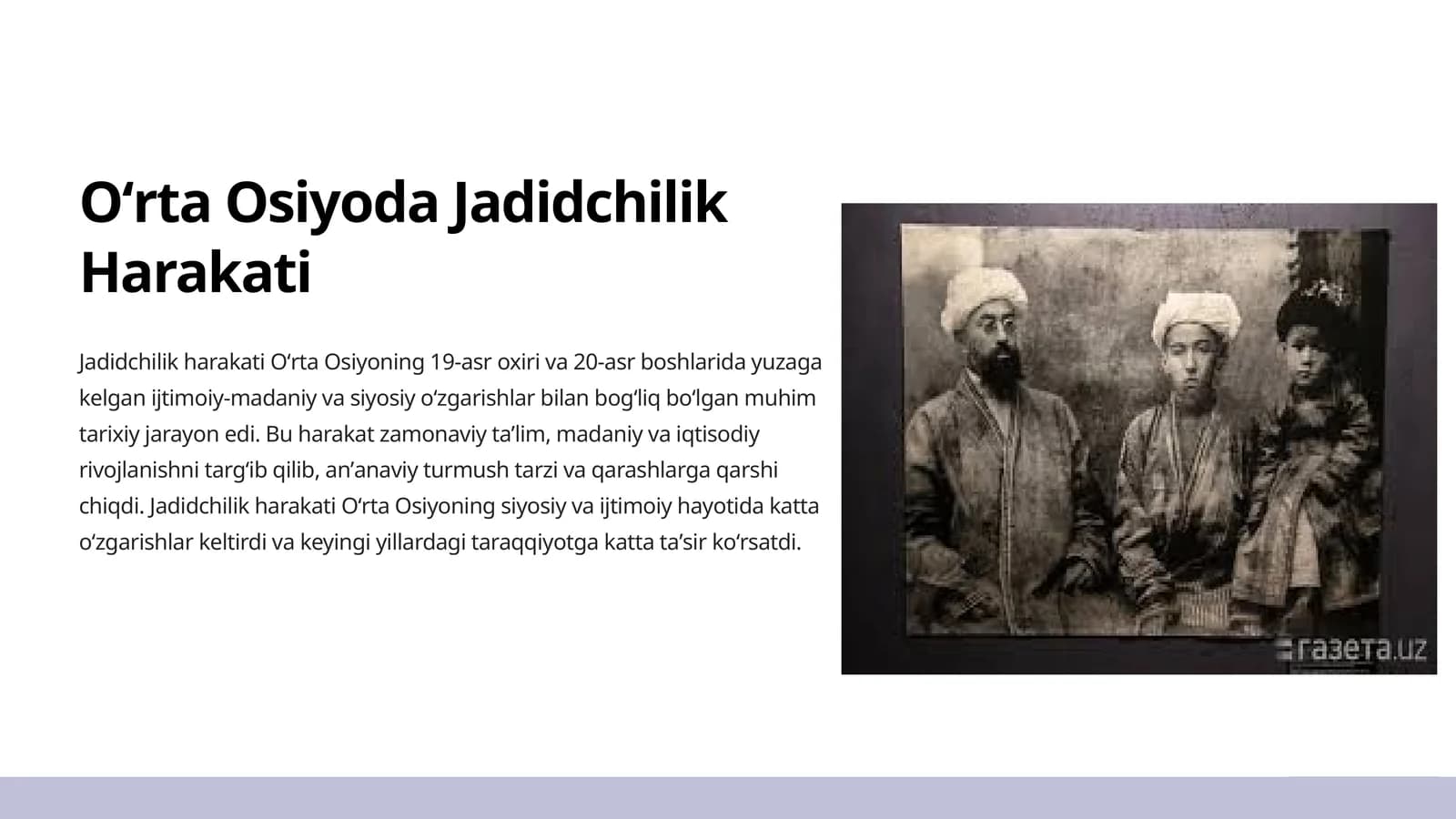 Orta Osiyoda Jadidchilik Harakati