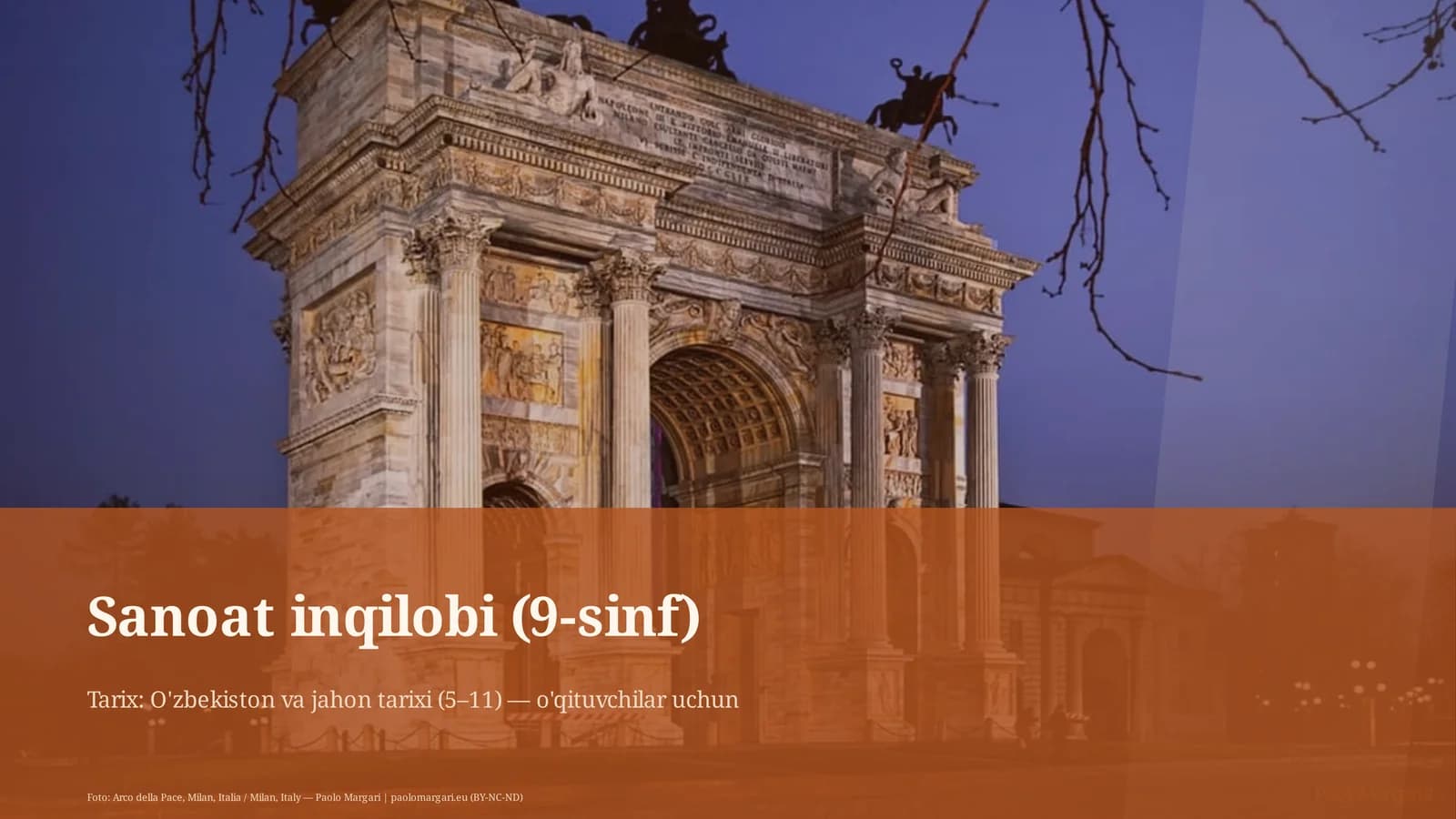 Sanoat inqilobi (9-sinf)