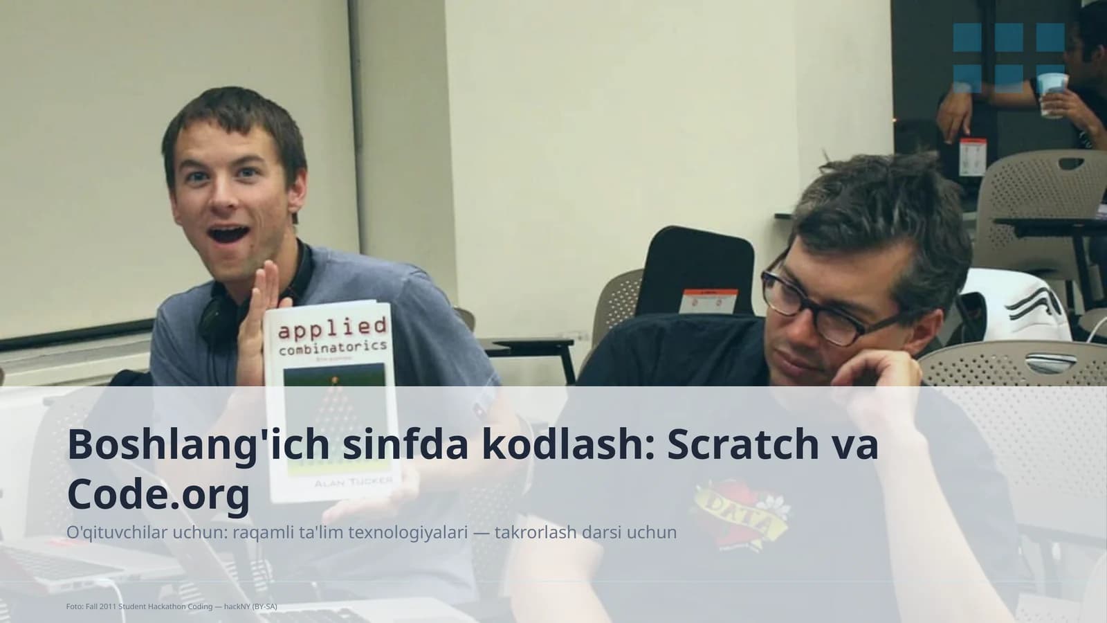 Boshlang'ich sinfda kodlash: Scratch va Code.org
