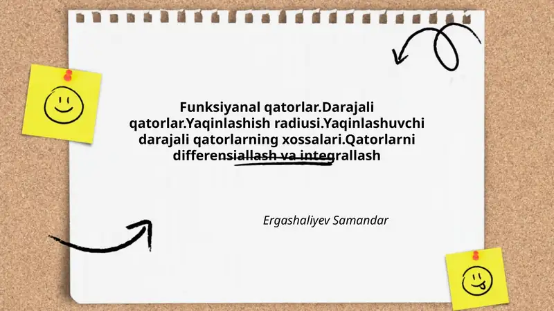 Funksiyanal qatorlar